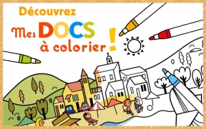 Vidéo Docs à colorier - Claudine Defeuillet -Graphiste